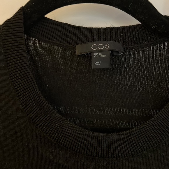 COS Black Jumper Dress size XS - Picture 3 of 5